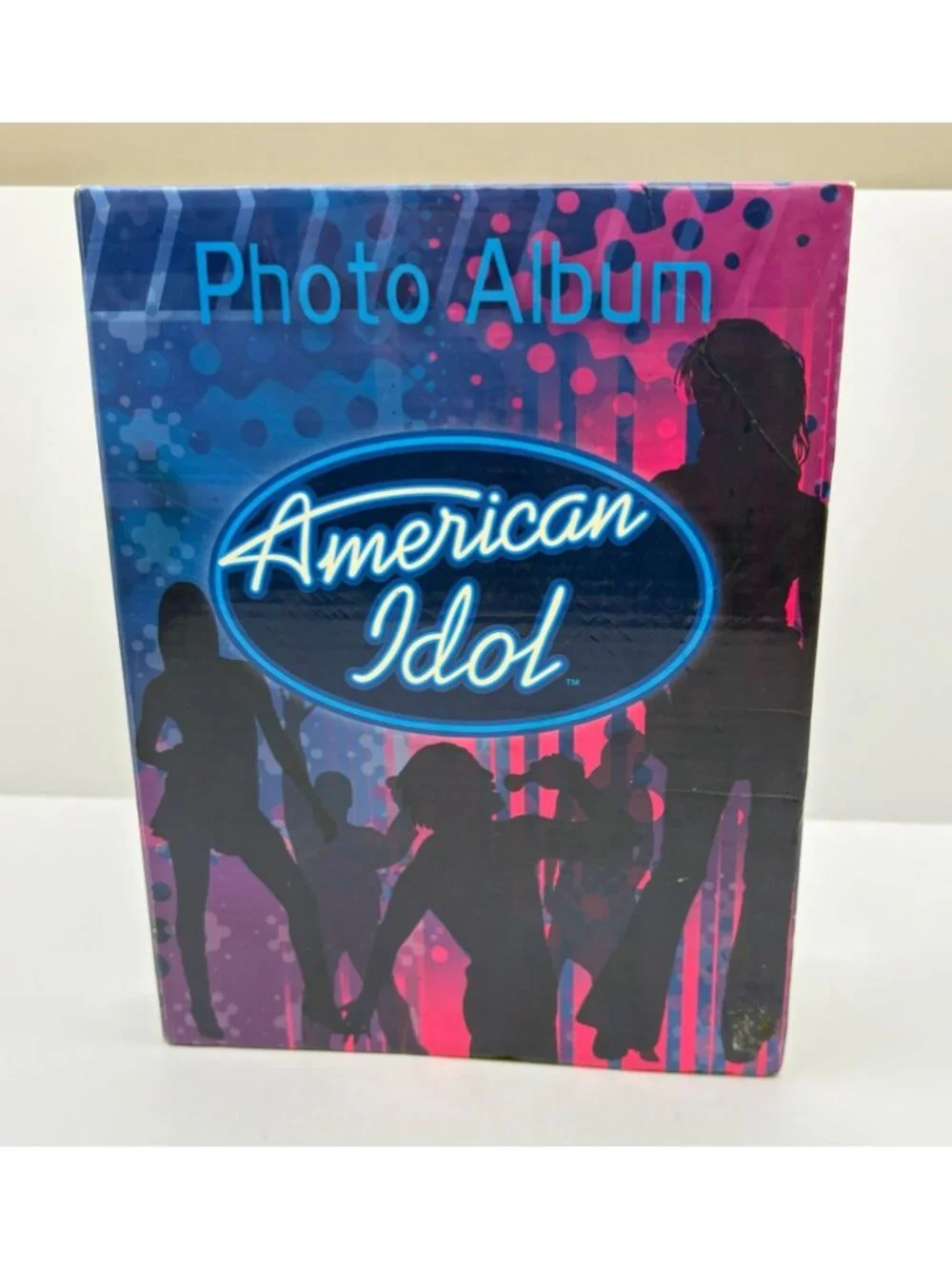 American Idol Photo Album Silhouette Theme Neon Design Holds 150+ Photos 4x6